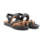 Provogue PV1109 Men Casual Sandals (Black & Tan)